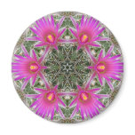 Pink Cactus Flower magnets