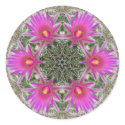 Pink Cactus Flower stickers
