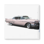 Pink Cadillac Fridge Magnets