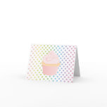 Pink cake greeting card