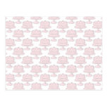 Pink Cake Pattern. postcards