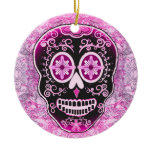 Pink Calavera Ornament