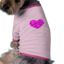 Pink Camo Heart Pet Clothing