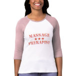 Pink Camo Massage Therapist T-Shirt