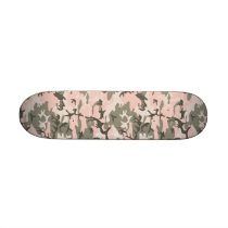 Pink Camouflage 7 1/4" Skateboard
