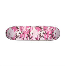 Pink Camouflage 7 1/4" Skateboard