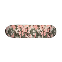 Pink Camouflage 7 1/4" Skateboard