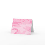 Pink Camouflage Notecards