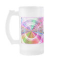 Pink Cancer Awareness Ribbon Colour Spectrum mugs