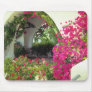 Pink Casa car port, Moraira, Costa Blanca flowers Mousepads