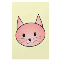 Pink Cat. Adorable kitty. Custom Flyer