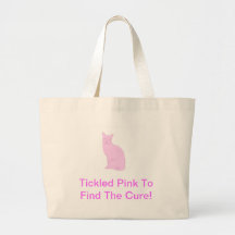 Pink Cat Canvas Bags