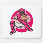 Pink Catcher Mouse Pad