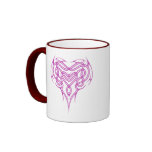 Pink Celtic Heart Knot Coffee Mug