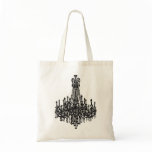 Pink Chandelier Tote bags