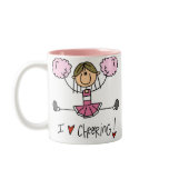 Pink Cheerleader Mugs