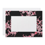 Pink Cherry Blossom Border Invitation
