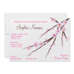 Pink Cherry Blossom Bridal Shower Invite