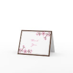 Pink Cherry Blossom Thank You cards