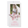 Pink Cherry Blossoms, Dove, Religious Photo Card