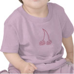 Pink Cherry Skulls t-shirts