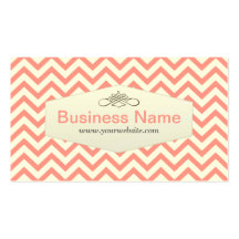 Pink Chevron Marriage Counseling Business Card