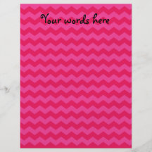 pink chevrons full colour flyer