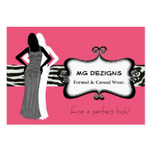PINK chic fashion boutique Business Cards