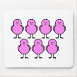 Pink Chicks Mouse Pad
