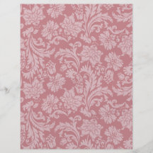 Pink Chintz Pattern Card Stock DIY Scrapbooking Personalised Flyer