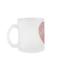 Pink Chippy Paint Heart mugs