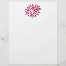 Pink Chrysanthemum Full Color Flyer