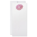 Pink Chrysanthemum Custom Rack Cards