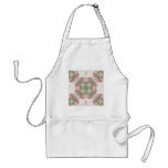Pink Chrysanthemums Kaleidoscope Art 10 Aprons