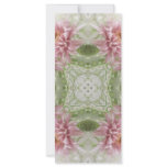 Pink Chrysanthemums Kaleidoscope Art 8 rack cards