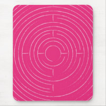 Pink Circles Mousepad