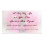 Pink Climbing Rose Business Card