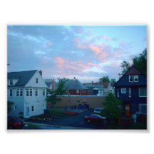 Pink Clouds over Elmwood Avenue Photo Print