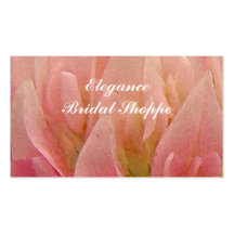 Pink Clover Bridal Shop Business Card