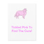 Pink Collie Post Cards