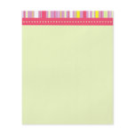 Pink Coloured Stripes flyers