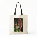 Pink Comn Foxglove, (Digitalis Purpurea) flowers Tote Bags