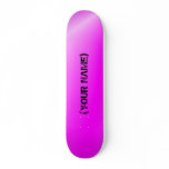 Pink Conical Personalised Skateboard