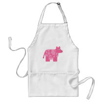 Pink Cow Apron