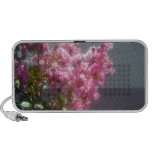 Pink Crape-myrtle flowers blossoming on a sunny da Portable Speakers