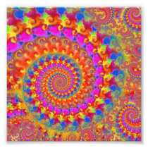 Pink Crazy Fractal Art Photo