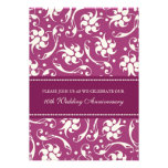 Pink Cream 10th Anniversary Party Invitation