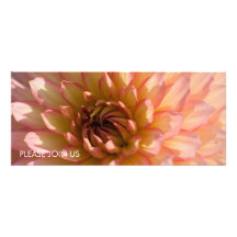 Pink & Cream Dahlia DSC6057 Personalised Invitation