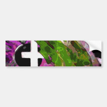 Pink Cross And Eye Bumper Stickers