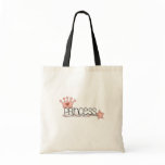 Pink Crown and Wand Princess Tote Bags
